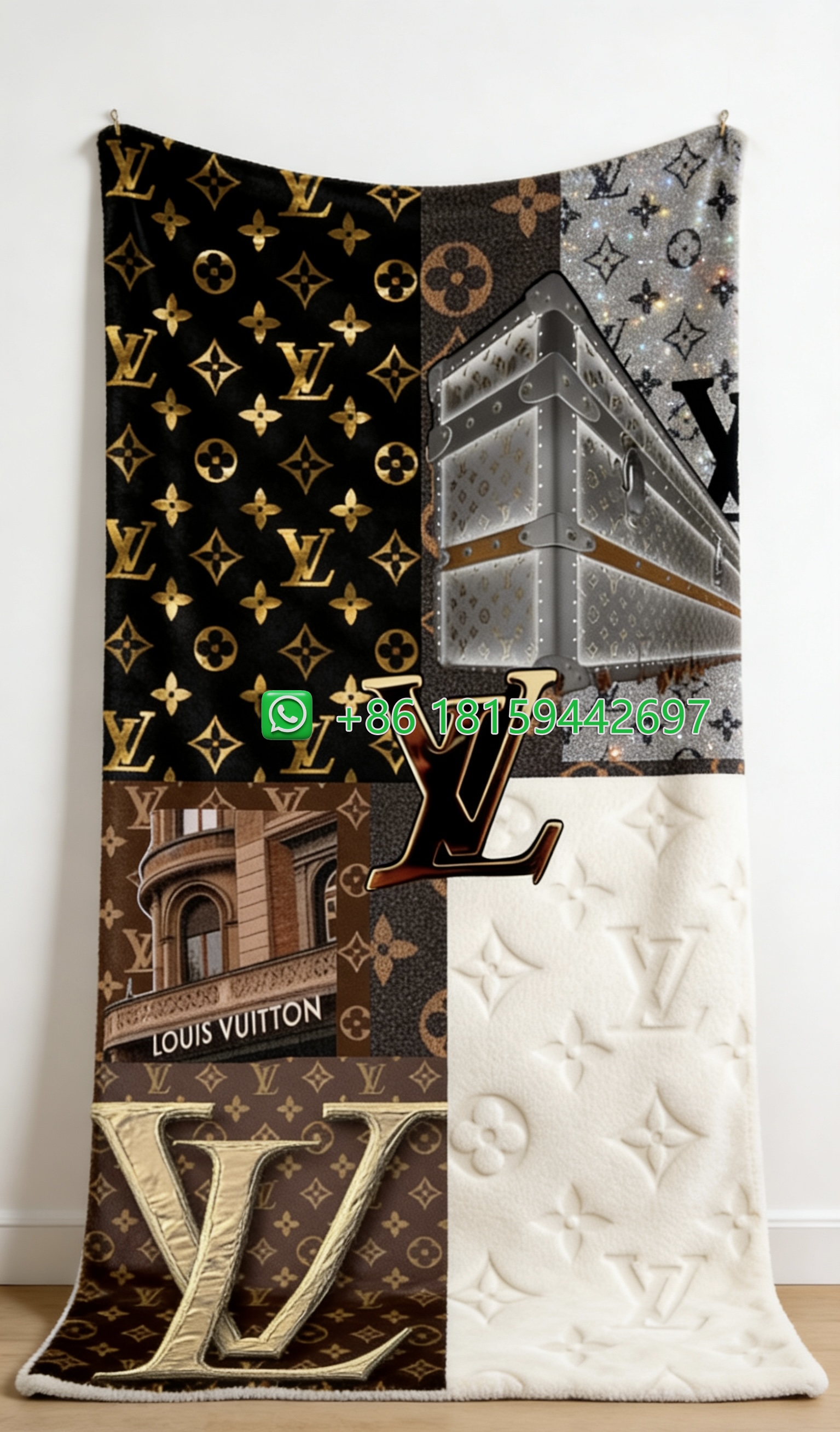 Louis Vuitton Throw Blankets